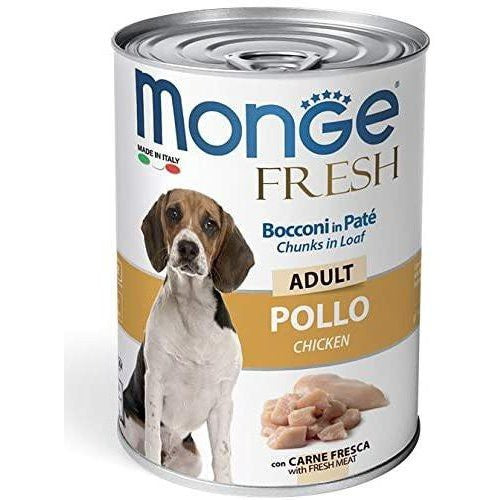 Monge Fresh Pollo 400gr Alimento umido per Cani Monge Fresh Pollo 400gr Alimento umido per Cani